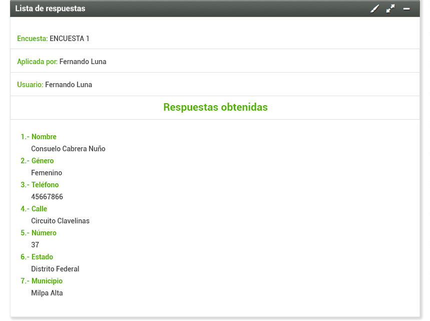 TManager Encuestas Contestadas